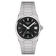 Tissot PRX Powermatic 80 35mm T137.207.11.051.00 - bracciale e cassa acciaio - quadrante nero con datario